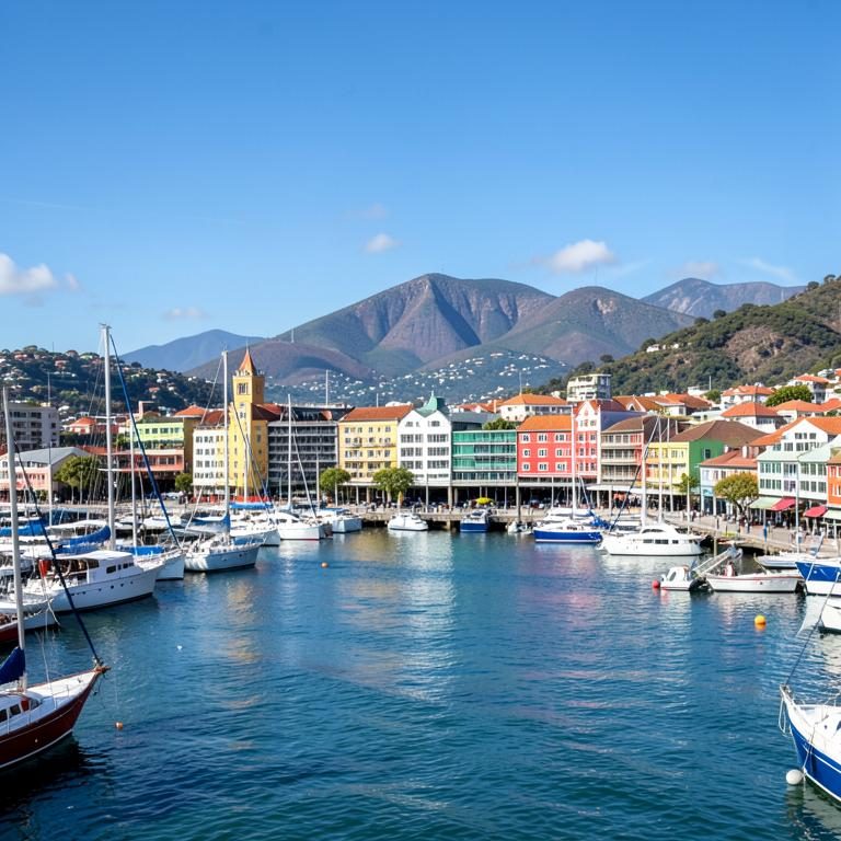 Harbour waterfront in Cape Town, South Africa